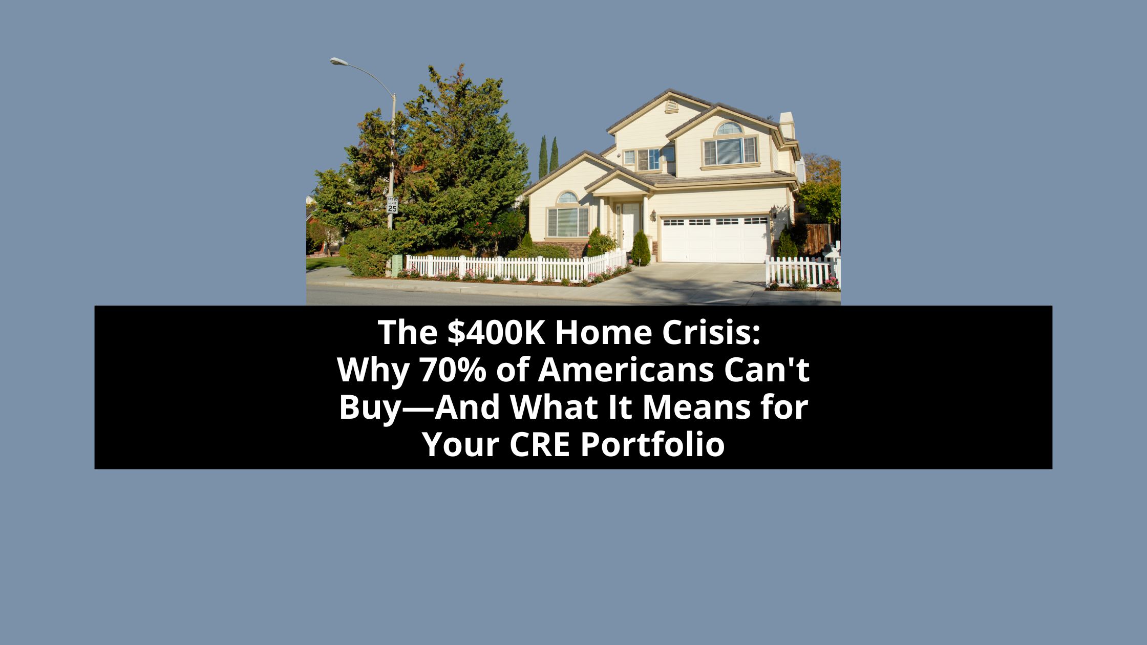 The housing affordability crisis isn't just a residential problem—it's sending warning signals that every commercial real estate professional needs to understand.